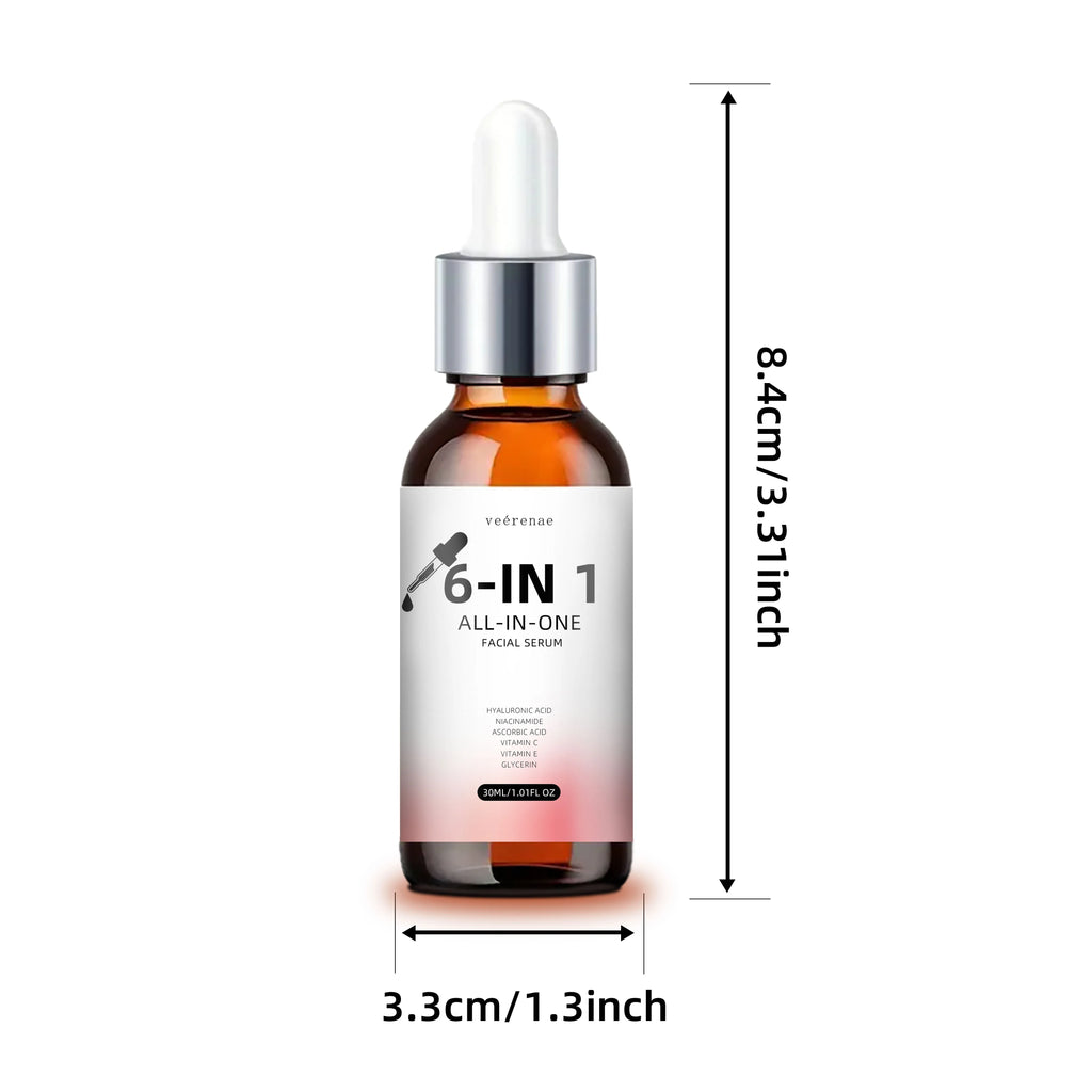 Vérenae 6-in-1 Facial Serum – Hydration & Vitamin Concentrate