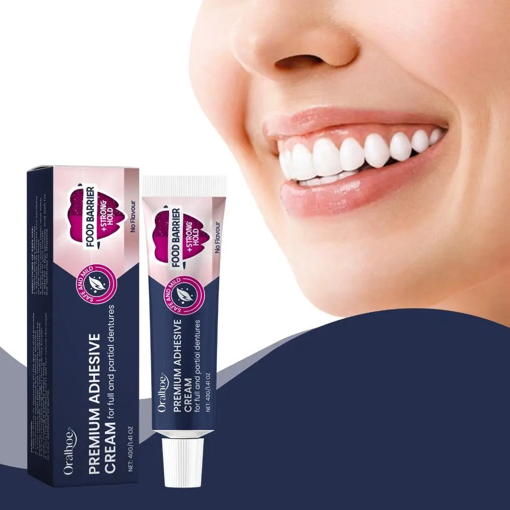 Strong Denture Adhesive Cream – All-Day Hold & Comfort 40g