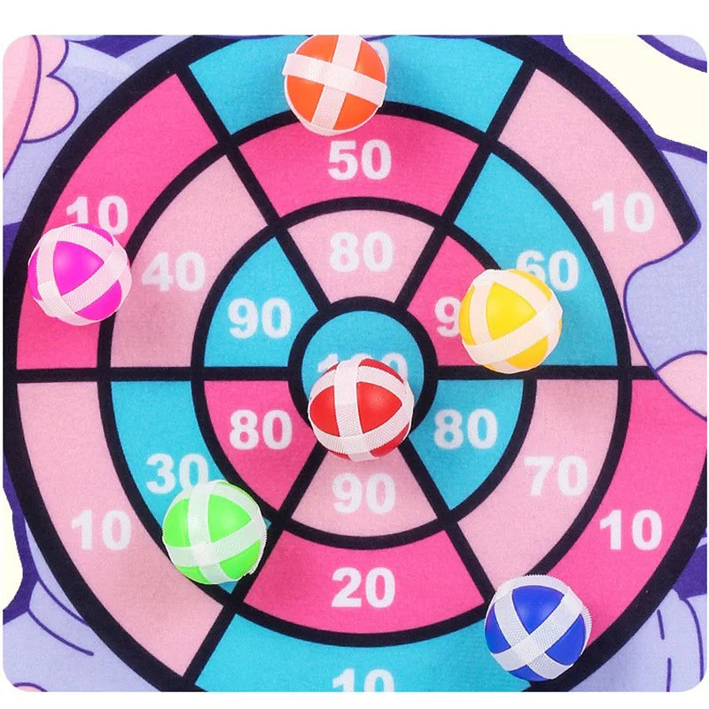 Dart Board Sticky Ball Toys for Kids, Indoor Outdoor Safe Target Sports Game, Educational Interactive Toy Gift for Boys Girls Oasis Select