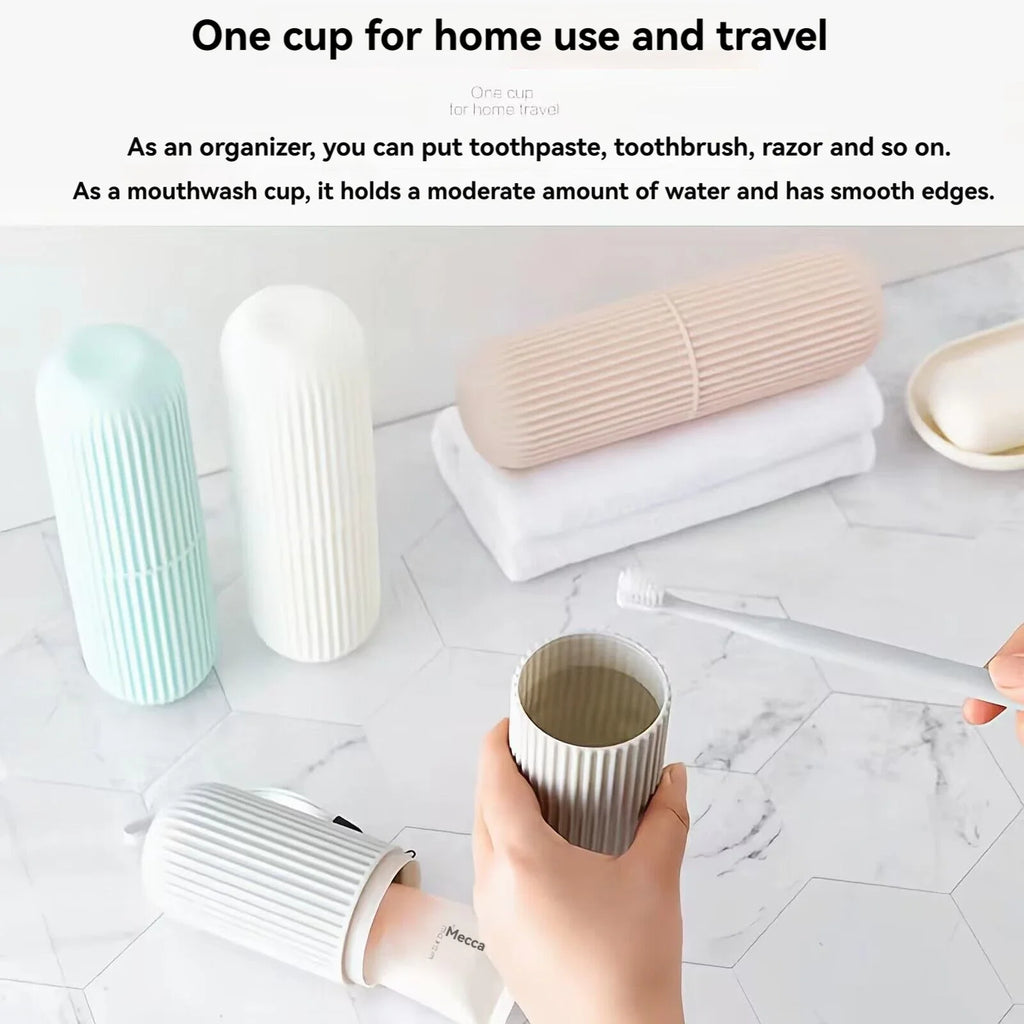 Portable Toothpaste Toothbrush Protect Holder Case Travel Camping Storage Box Protect Toothbrush Toothpaste from Dirt and Damage Oasis Select