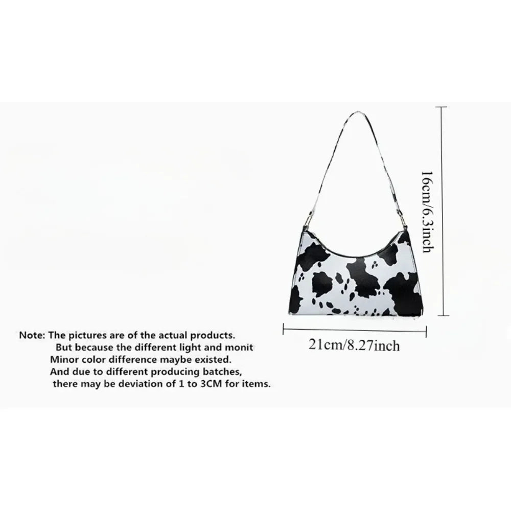 Summer New Shoulder Bags for Women High Quality Zebra Underarm Handbags PU Leather Leopard Armpit Purse Bag Oasis Select