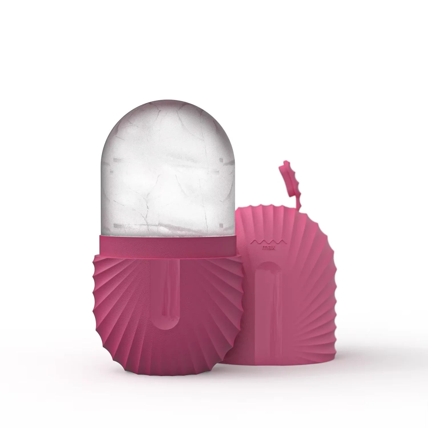 Silicone Ice Ball Face Roller – Cooling Pore & Puffiness Massager Ice Facial Roller Oasis Select GJ36-rose