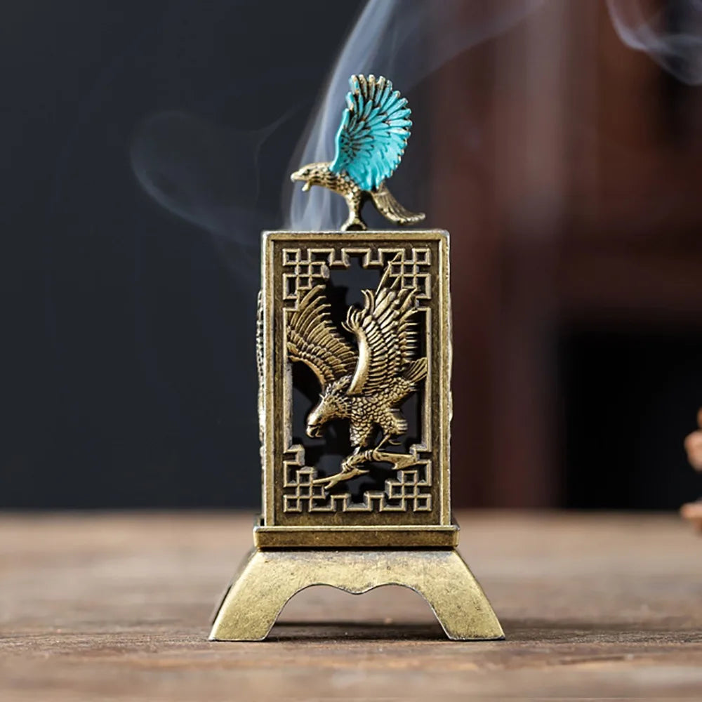 Chinese Style Zinc Alloy Incense Burner | Aromatherapy Holder