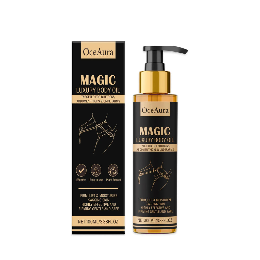 Magic Luxury Body Oil Firming Lift Skin Remove Fine Lines Anti Dryness Improve Sagging Smooth Moisturizing Massage Essential Oil Oasis Select 100ml boxed