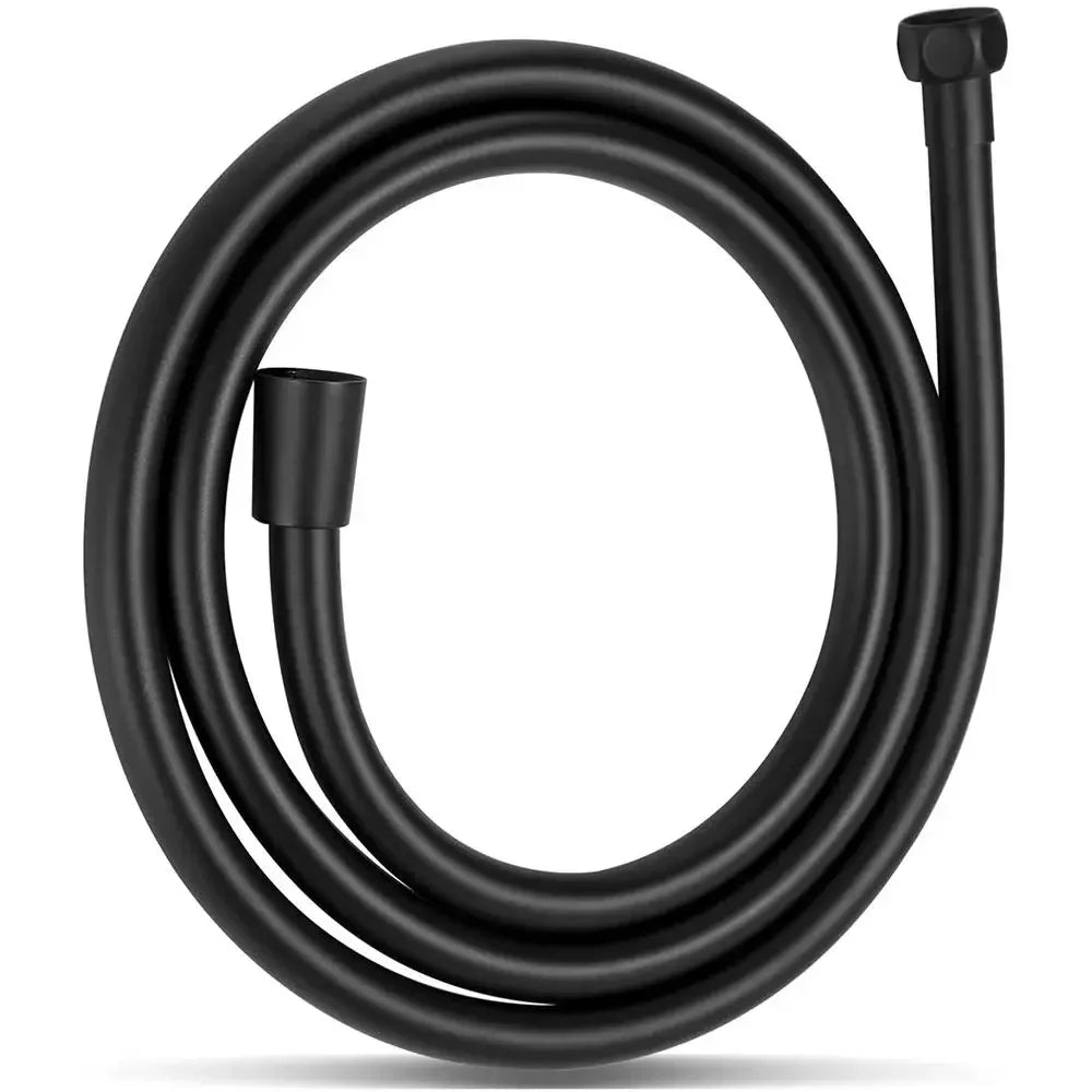 1/15/2m GI/2 High Pressure PVC Handheld Shower Hose Universal Interface Flexible Anti Winding Bathroom Accessories Oasis Select Black 2m
