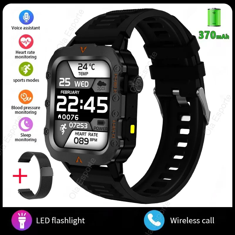 Ola Esporte HT30 Sports Smartwatch – Bluetooth Call & LED