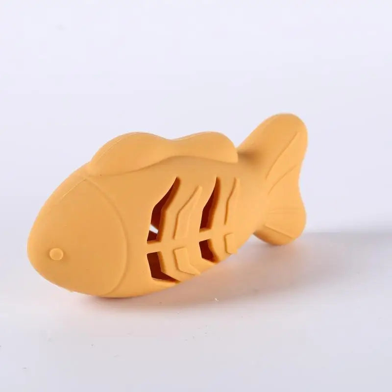 Small Fish Hiding Food Grinding Teeth Entertainment Pets Interactive Toys Durable Bite-Resistant Silicone Hide Snacks Pets Toy Oasis Select A8