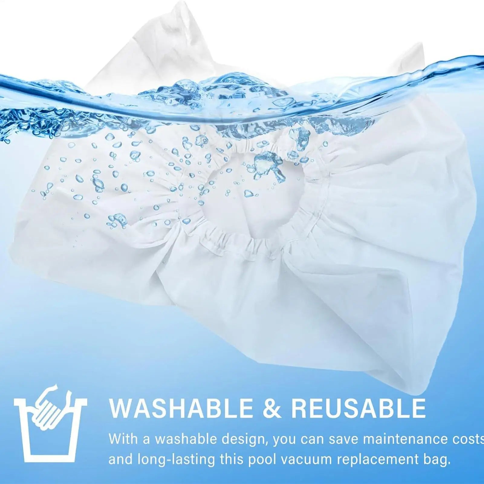 1pc Pool Cleaner Replacement Fine Filter Bag Compatible For Aquabot Pool Filter Cleaner Fine Mesh Filter Replacement Bag Oasis Select