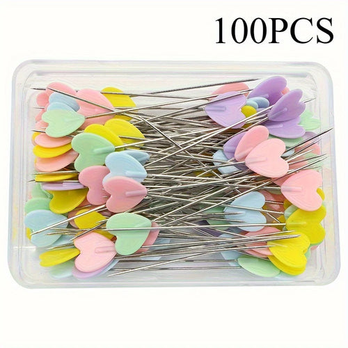 100/500PcsDressmaking Pins Embroidery Patchwork Pins Sewing Embroidery Quilting Tools Needle Sewing DIY Sewing Accessories Tools Oasis Select 100pcs