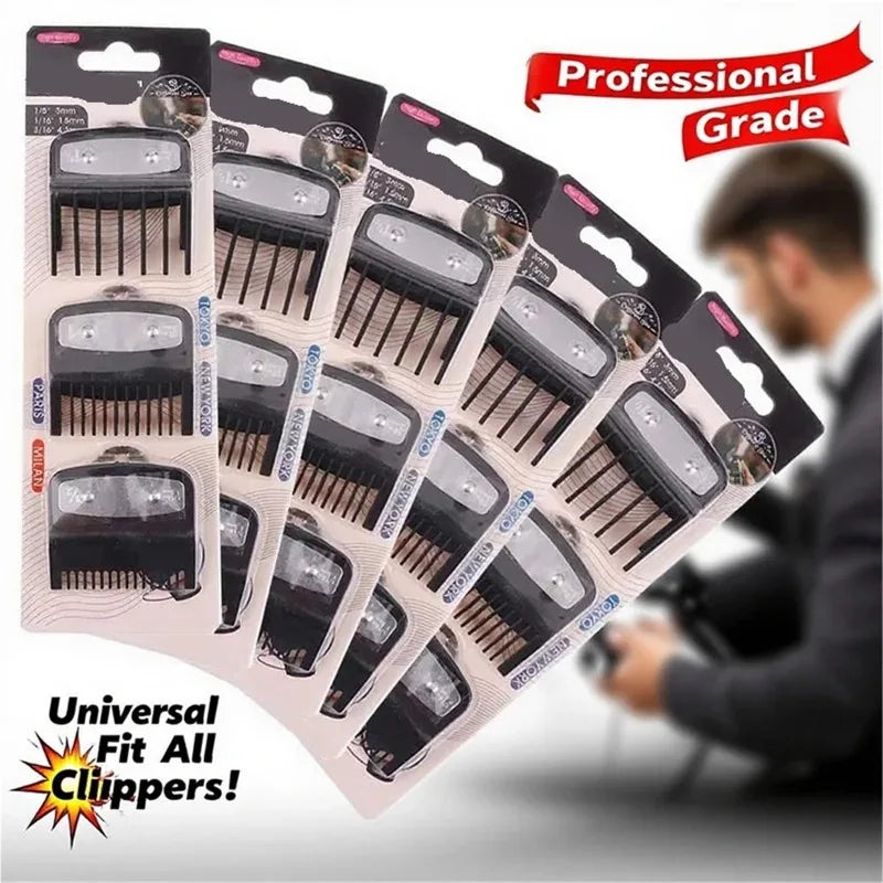 2026 Hot Sale！Hair Clipper Comb Set - Attachable Guide Combs Trimmer Styling Tools With 1.5mm 3mm 4.5mm Clipper Guards(1pcs) Oasis Select