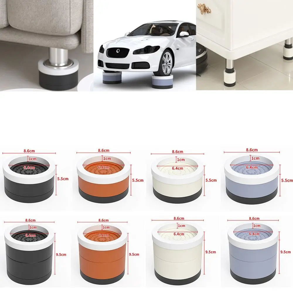 Non-Slip Furniture Risers & Anti-Vibration Pads | Bed & Table