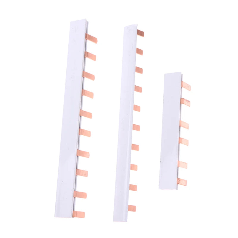 1/2P Pin Type Busbar Copper Bar Terminal Block For MCB DZ47 Air Switch Connector 63A Circuit Breaker Connector Oasis Select