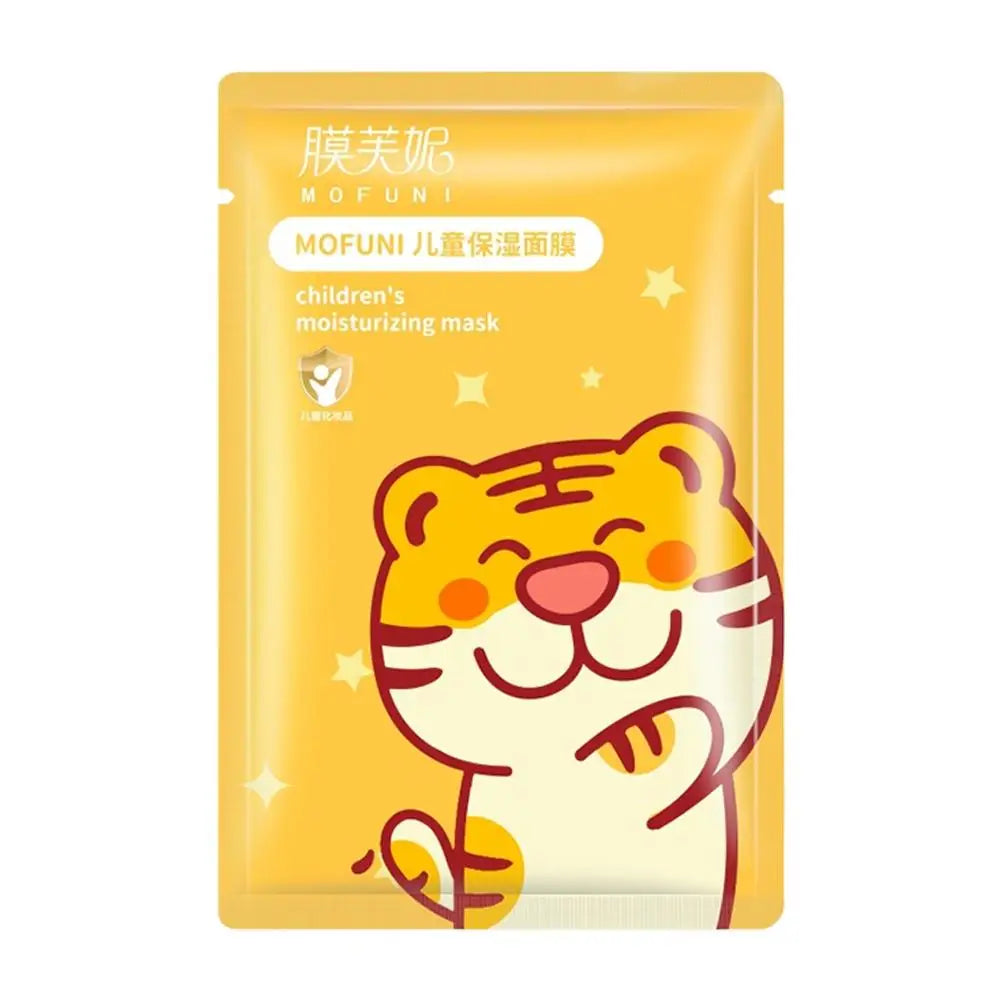 Animal Character Kids Face Masks – Hyaluronic Acid Sheet Masks Kids Sheet Mask Oasis Select tiger-1pc