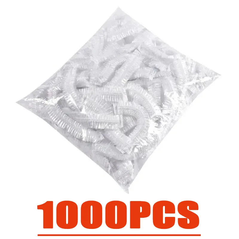 100/1500PCS Disposable Plastic Packaging, Durable Bowls With Elastic Food Lids, And Kitchen Fresh-Keeping Bags With Board Lids Oasis Select 1000pcs