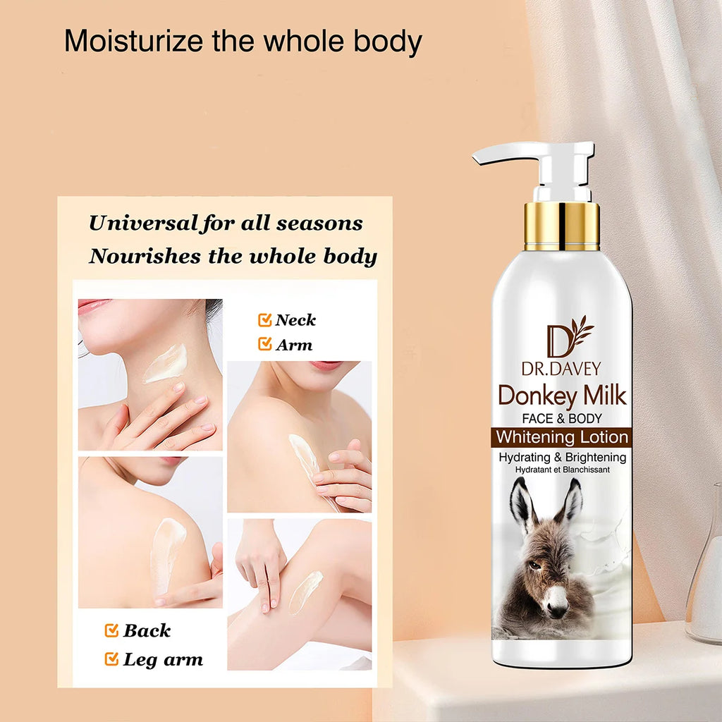 DR.DAVEY Donkey Milk Body Lotion 300ml – Family Moisturizer