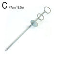 Sea Rod Holder Casting Rod Ground Plug 30/37/47cm Holder Simple Outdoor Fishing Rod Holder Double Circle Ground Plug Holder Oasis Select 18.5in