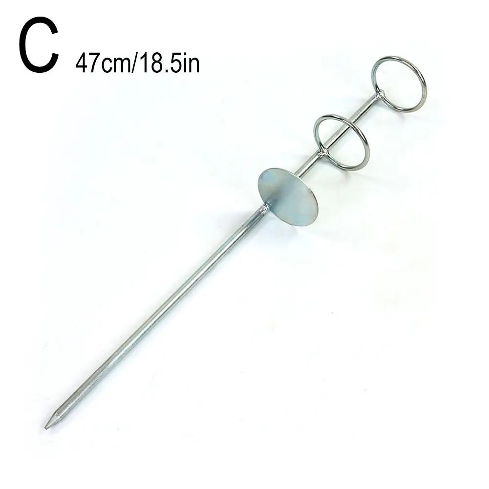 Sea Rod Holder Casting Rod Ground Plug 30/37/47cm Holder Simple Outdoor Fishing Rod Holder Double Circle Ground Plug Holder Oasis Select 18.5in