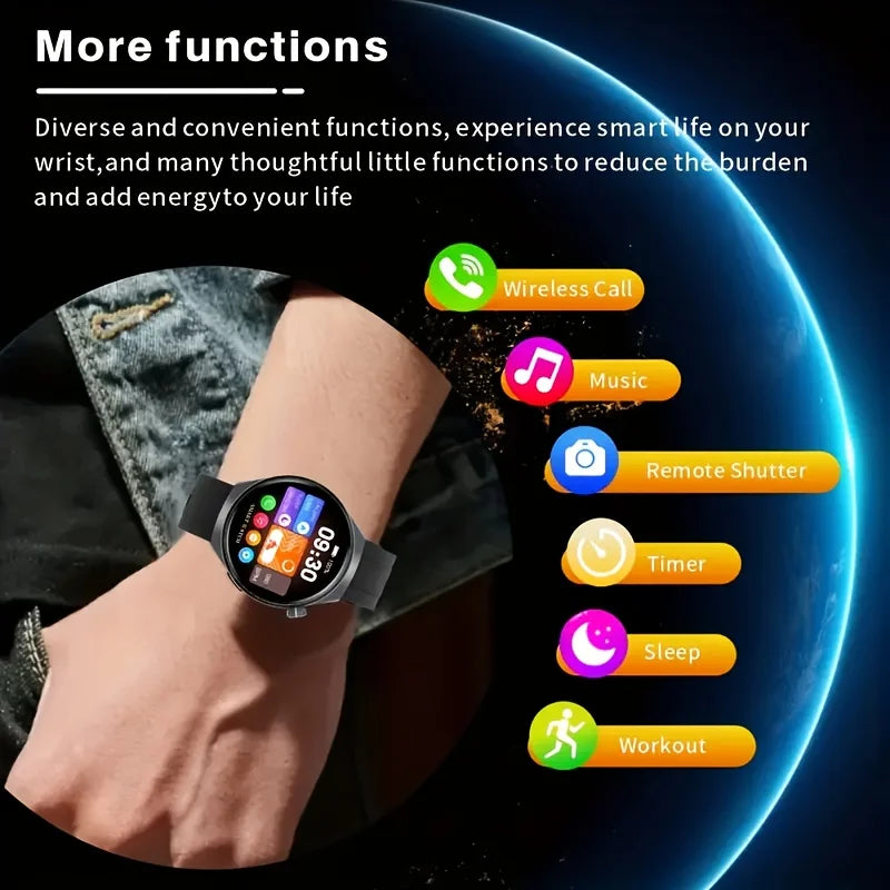ERUN Smartwatch 1.5" Touch Screen – Call, Sport & Sleep Tracker