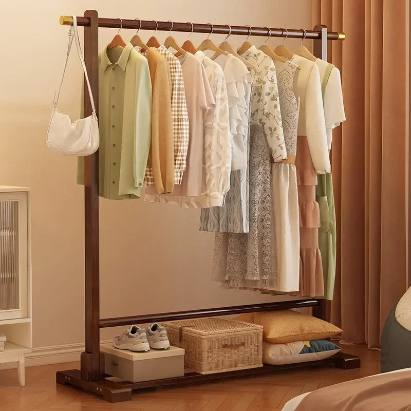 Simple hanging rack, floor to ceiling bedroom corner coat rack, multifunctional home balcony drying rack, storage rack Oasis Select