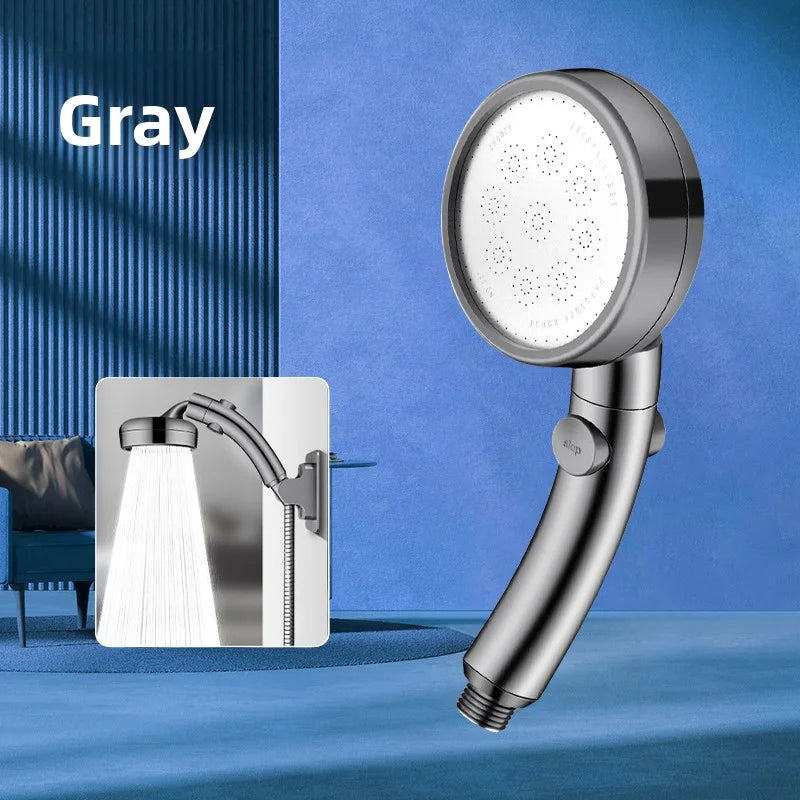 Dual Modes Oscillating Shower Head - One Device Endless Refreshment for Home Hygiene And Comfort Oasis Select Gunmetal Gray 4 inch