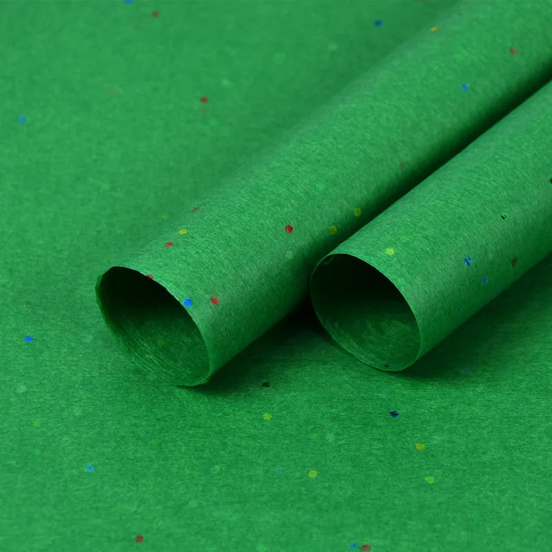 20/36 sheets Christmas wrapping paper, thin paper, DIY inner and outer wrapping paper for Christmas gifts gift protective paper Oasis Select 36Pcs Green