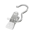 10pcs Multifunctional Stainless Steel Pants Clip with Double Adhesive Hooks for Home Storage And Clothes Drying Oasis Select White 10pcs