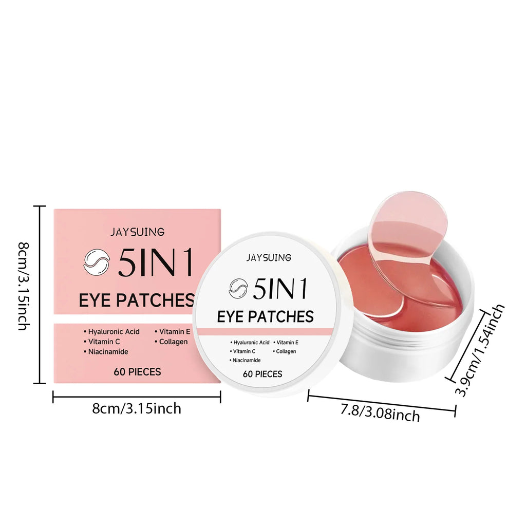 Jaysuing 5-in-1 Skincare Set – Anti-Aging Serum, Cream & Patches Anti-Aging Skincare Set Oasis Select Eye Patches