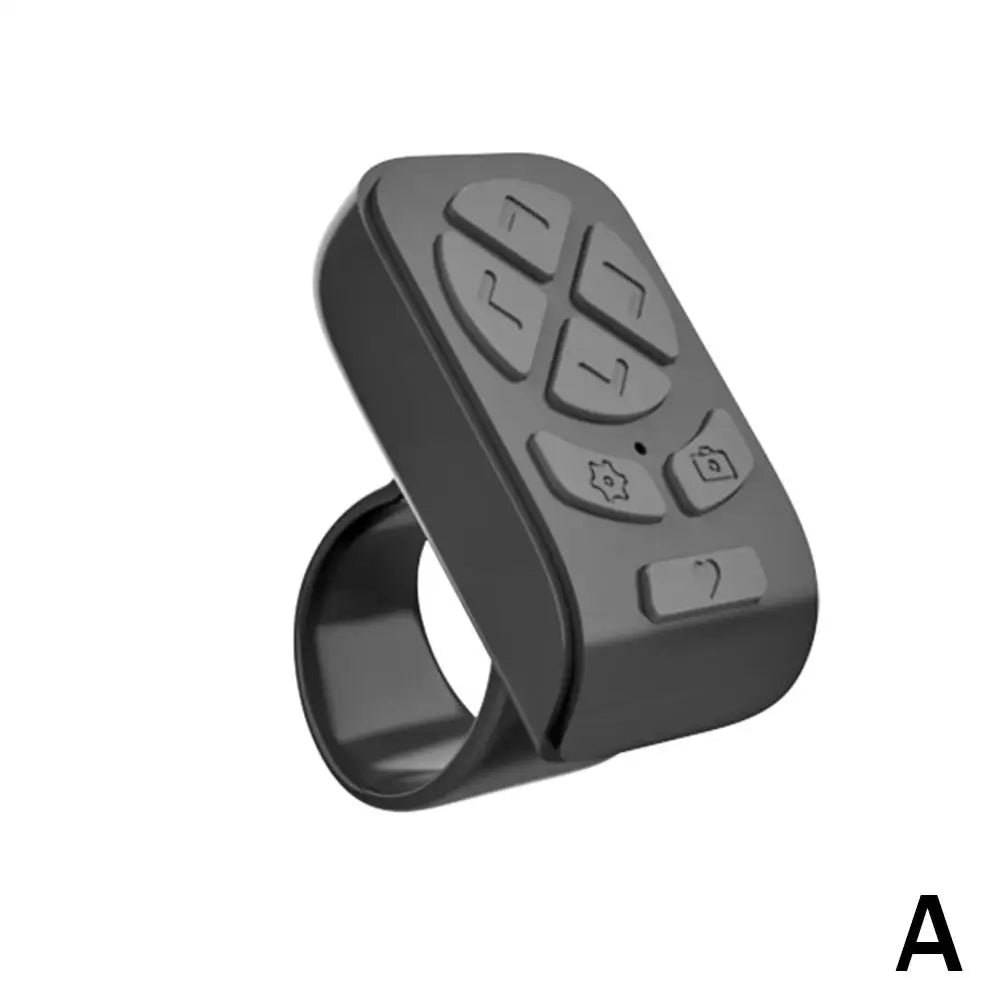 Bluetooth Finger Ring Remote – Selfie & Page Turner Controller