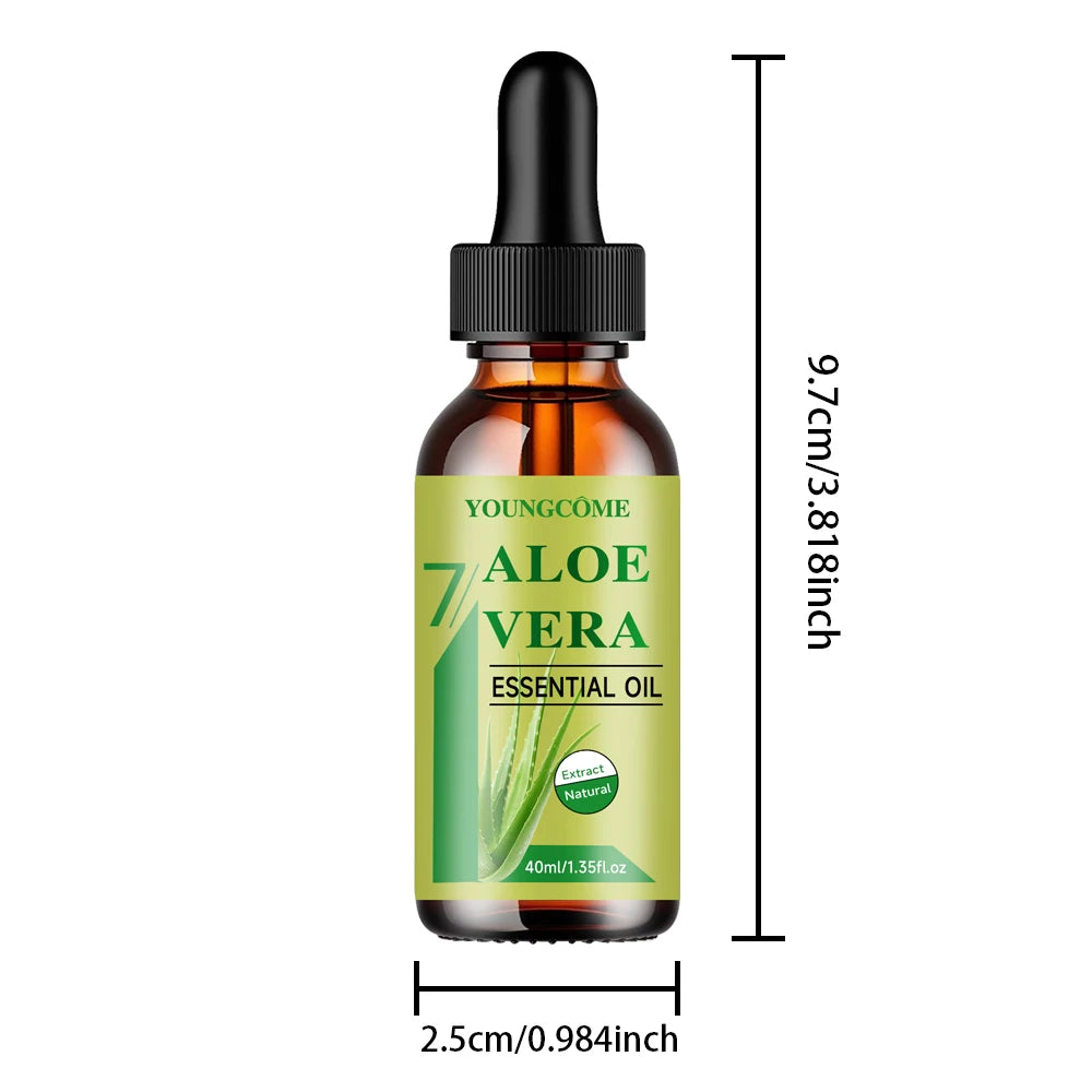 Organic Aloe Vera Oil – Hydrating Skin & Hair Nourishing Oil Aloe Vera Body Oil Oasis Select 40ML
