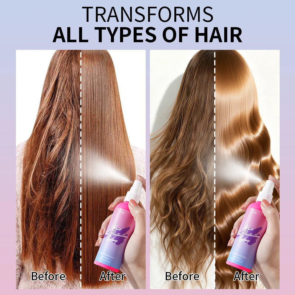 EJW Heat Protection Spray – Frizz Control, Protects to 250°F Heat Protectant Spray Oasis Select