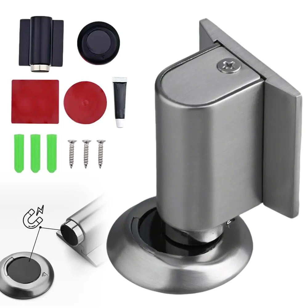 2026 New Magnetic Door Stopper - Heavy Duty No Drill Invisible Door Wedge for Bottom of Door, Keep Doors Open Oasis Select 4