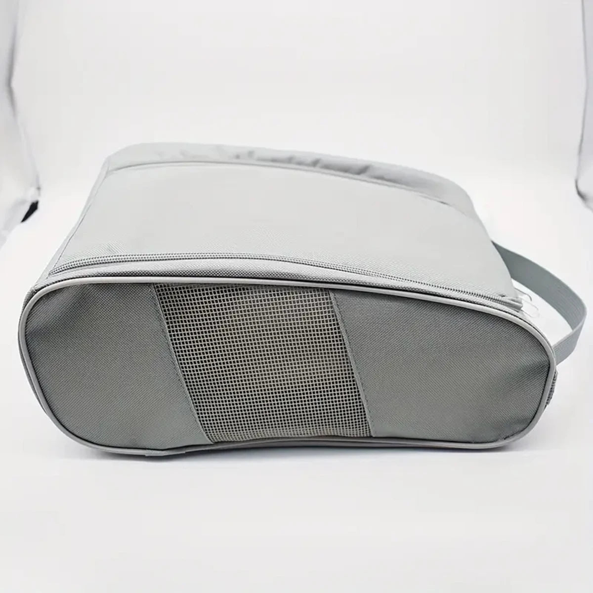 Portable Golf Shoe Bag Oxford Cloth Shoe Carrier Bags Breathable Lightweight Golf Handbag Dustproof Football Tennis Shoe Bag Oasis Select Light Grey