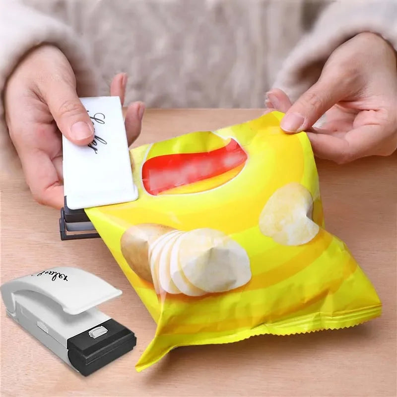 Plastic Heat Bag Sealer Food Packaging Sealing Machine Portable Snack Bag Sealing Clip Kitchen Storage Accessories Home Gadgets Oasis Select