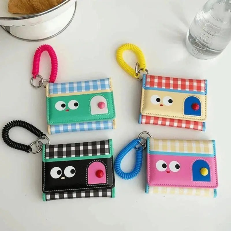 Women's Cartoon PU Leather Short Wallet – Card & Coin Holder Women's Short Wallet Oasis Select