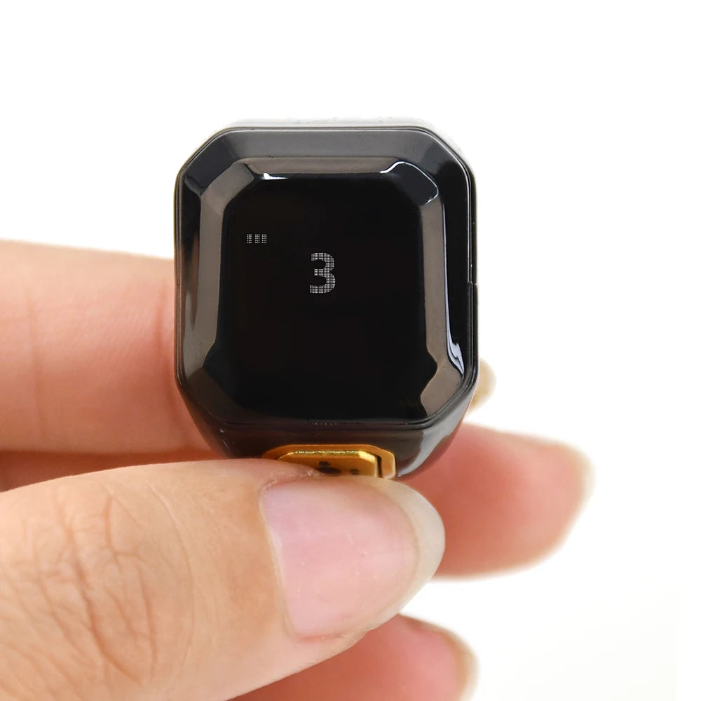 Smart Bluetooth App Ring Counter OLED Digital Display Alarm Clock Prayer Time Vibration Reminder Muslims Zikr Tally Counters Oasis Select