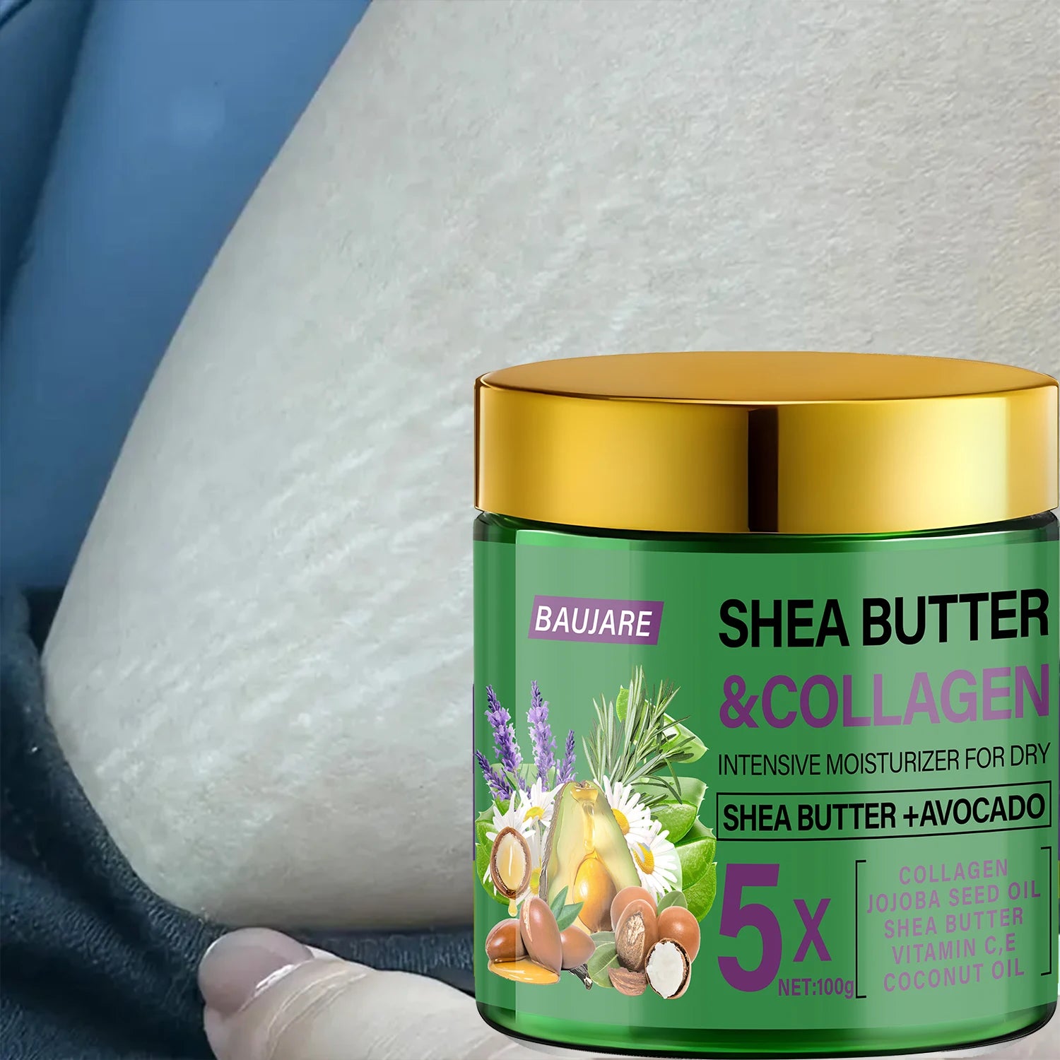 Shea Butter & Collagen Face Cream – Dry Skin Moisturizer Face & Body Cream Oasis Select