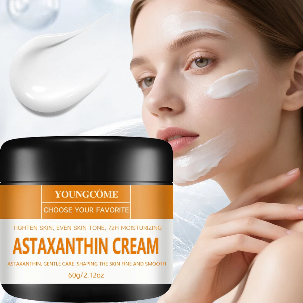 YOUNGCOME Astaxanthin Face Cream – Hydration & Smooth Skin Facial Moisturizer Cream Oasis Select