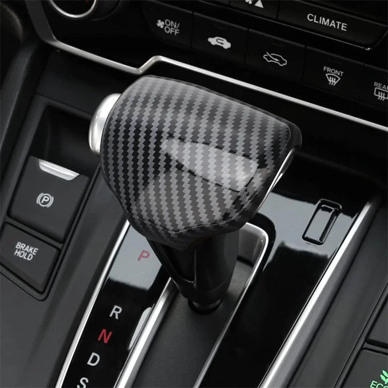 Car Gear Shift Knob Head Decorative Cover For CRV 2017 2018 2019 2020 2021 Car Accessories Interior Part Carbon Fiber Trim Oasis Select