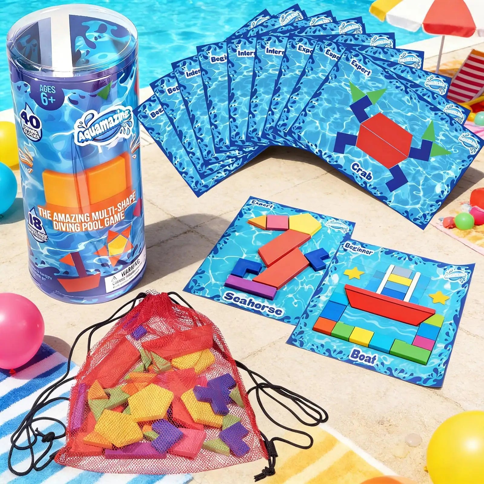 Diving Gems Pool Toys Underwater Seek Find Gems Game Set Fun Underwater Swimming Games Kids Dive Toys Swimming Supplies Oasis Select