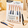 6-Pack Adult Soft Toothbrushes – Wide Head Gum Protection Manual Toothbrush Set Oasis Select 12pcs
