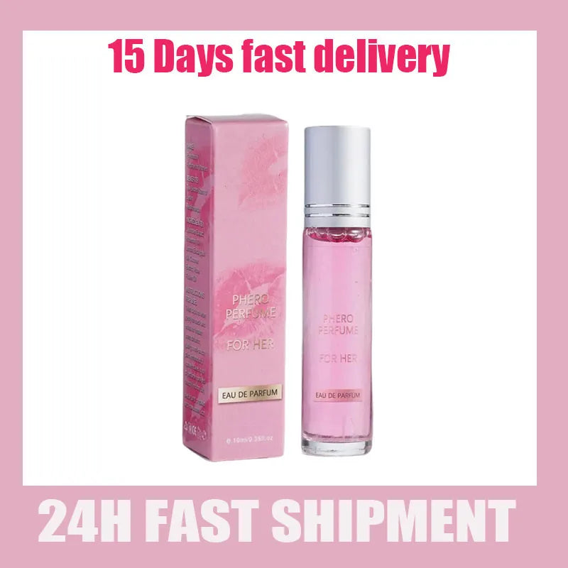 EELHOE 10ml Pink Rollerball Fragrance – Long-Lasting Scent Roll-On Fragrance Oasis Select 1pc