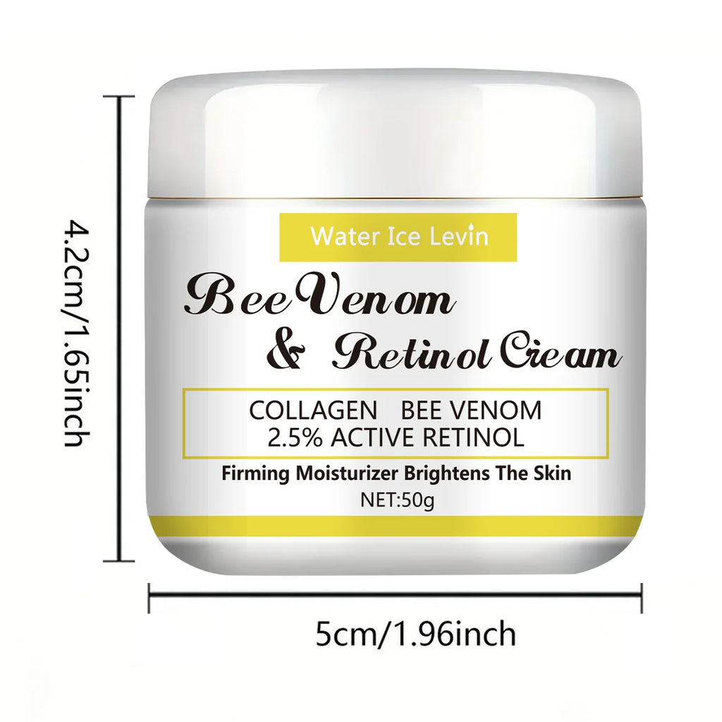 Bee Venom Retinol Cream – Honey Moisturizer for All Skin Types Moisturizing Face Cream Oasis Select