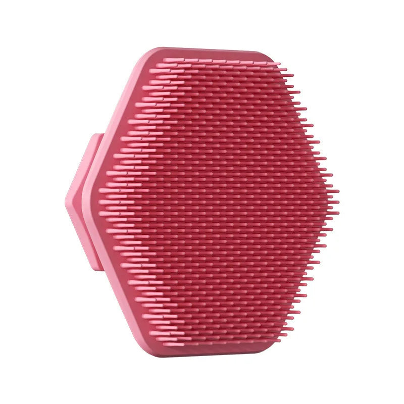 Men Facial Cleaning Brush Scrubber Silicone Miniature Face Deep Clean Shave Massage Face Scrub Brush Face Cleaner Oasis Select Pink