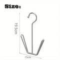 Stainless Steel Shoe Hanger Rack – Double Hook Drying Design Shoe Hanger Rack Oasis Select 1pcs