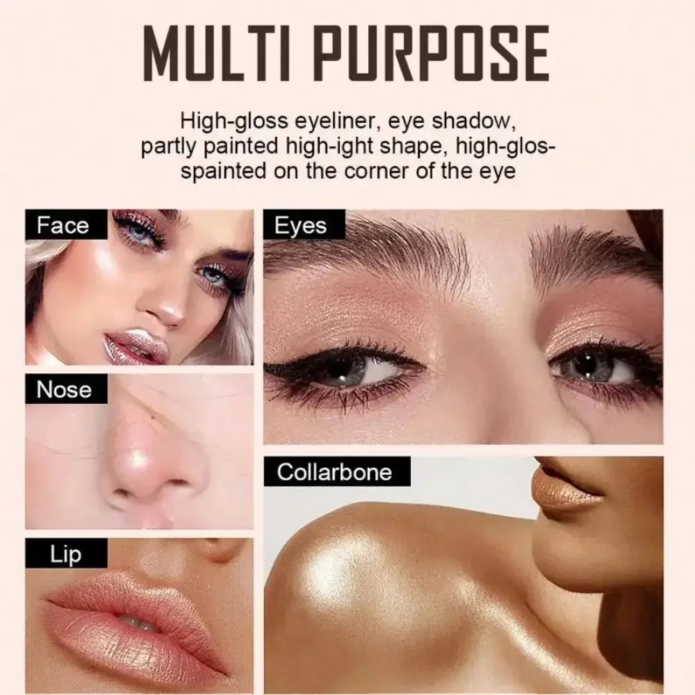 SAM SUGAR 2-in-1 Metallic Eyeshadow Highlighter Dual Tip Pen