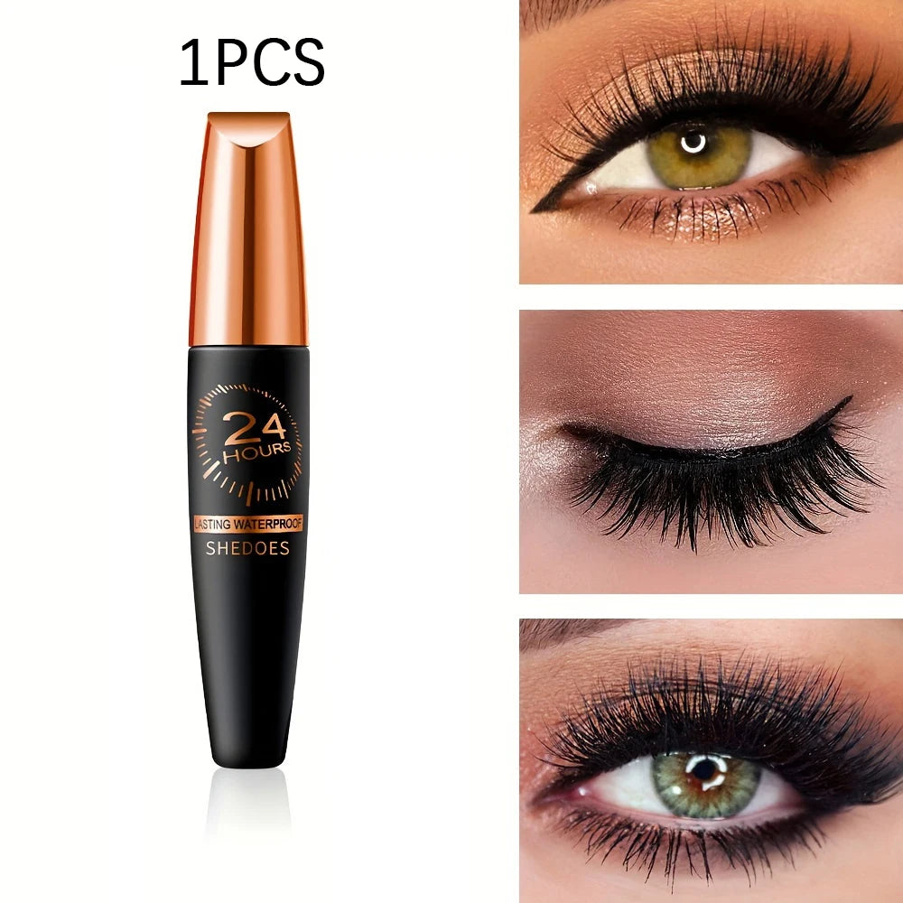 Waterproof Slim Black Mascara – Smudge-Proof Natural Lashes Waterproof Mascara Oasis Select 1PCS