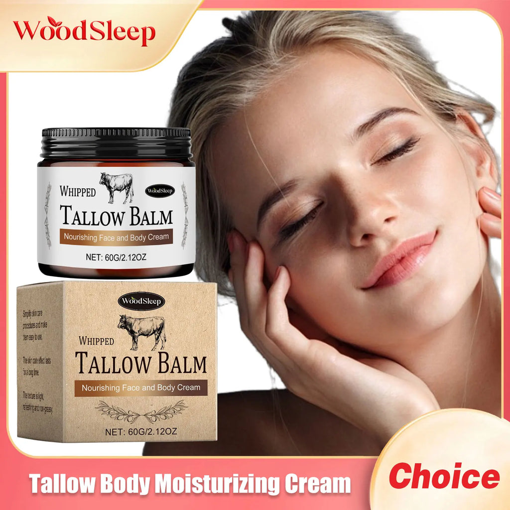 Beef Tallow Moisturizer Cream For Body Mprove Dullness Even Skin Tone Lightening Nourishing Rejuvenating Skin Body Care Product Oasis Select