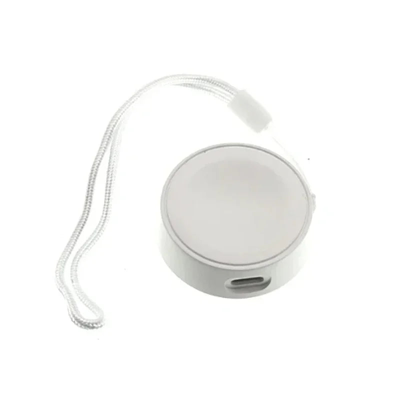 Portable Watch Charger Cable Charging Type C Keychain for Samsung Galaxy Watch 7 6 5 Classic Pro 4 3 Active 2 Fast Charging Dock Oasis Select WHITE