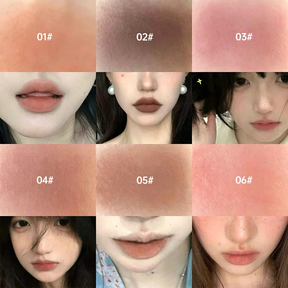 Portable Cloud Cap Cream Blush Hydrating Longwear Blendable Cheek Tint Multifunctional Face Blush Makeup for Women Oasis Select