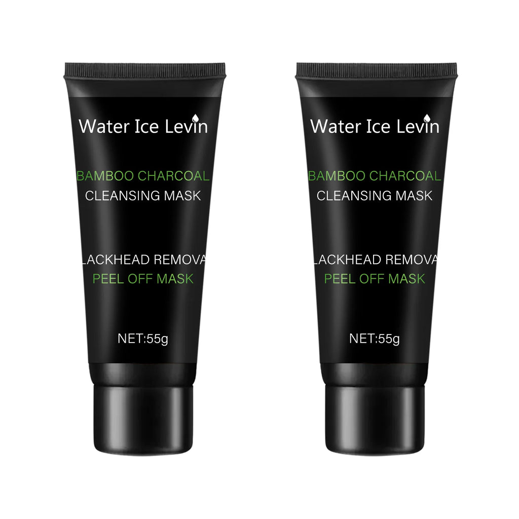 Bamboo charcoal cleansing mask Blackhead Removal Deep Mask Deep Cleansing Cleansing Exfoliating Mask Treatment Black Mask Oasis Select 2pcs